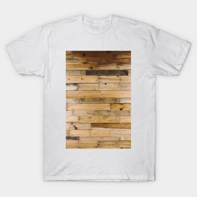 Brown Wood T-Shirt by NewburyBoutique